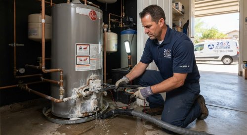 Phoenix Emergency Plumber | Hard Water Scale & Water Heater Repair